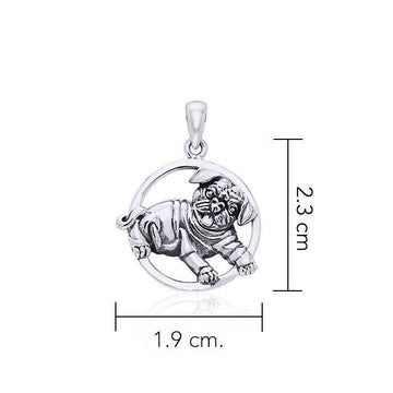 Jody Bergsma Pug Pendant TPD2657 - Jewelry